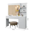 Ver imagem 4 de Penteadeira Camarim com Fita de Led Bivolt Londres Mavaular:branco