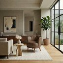 Ver imagem 6 de Poltrona Decorativa Organica Flora Pes Madeira Courino Tcs 729 Moll