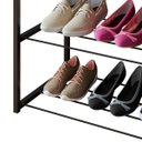 Ver imagem 5 de Sapateira Industrial Vero Organizador de Sapatos Tampo MDF e Base de Aço Resistente Preto Lh Móveis