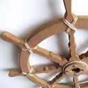 Ver imagem 2 de Lustre Luminária Pendente 65cm Leme de Navio Rústico 1b