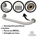 Ver imagem 7 de Shopee Lm-mm Kit 2 Barra Alca Apoio 30cm Inox Escovado Idoso/deficiente