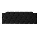 Ver imagem 1 de Cabeceira Estofada Kelly Dobrável Box Queen 1,60cm Suede- Preto