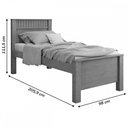 Ver imagem 3 de Cama Solteiro Athenas Amêndoa Clean - Móveis Lopas