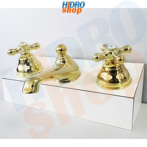 Misturador Lavatório Bica Baixa Deca Belle Époque Dourado - 1875D52