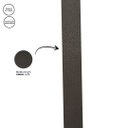 Ver imagem 5 de Espelho Redondo Adnet 70cm Moldura e Alça Couro Café + Suporte