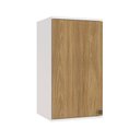 Ver imagem 1 de Armário Aéreo Celeste Kappesberg 100% Mdf 1 Porta Branco/nogueira 40cm