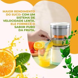 Espremedor Elétrico Laranja Frutas Suco Automático Booglee - 5