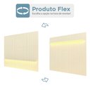Ver imagem 4 de Painel para TV até 85 Polegadas Sole 1 Prateleira Ripado 100% MDF Off White - Pnr Móveis