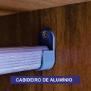 Ver imagem 7 de Quarto de Casal Modulado 11 Portas Orion Cinamomo Off White - Leifer Móveis