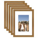 Ver imagem 1 de Kit 5 Porta Retrato 21x15 Quadro com Paspatur Fotos 15x10