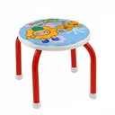 Ver imagem 3 de Banqueta Infantil Cadeira Degrau Multiuso Estudos Lanche Quarto Penteadeira Meninas Vermelho