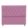 Cabeceira Cama Box Estofada Queen Size 160 Cm Suede Madri:rosa - 1