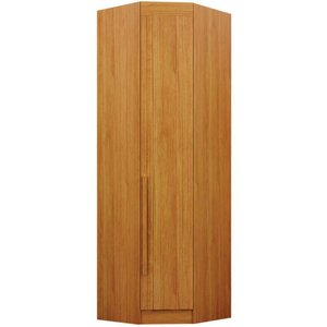 Guarda Roupa Modulado Individual Oblíquo Orion Cinamomo 1 Porta Leifer Móveis