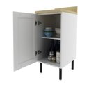 Ver imagem 2 de Armário de Cozinha Balcão 40cm C/tampo 1 Porta 100% Mdf Phoenix Móvel na Caixa