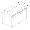 Ver imagem 2 de Armário de Cozinha Modulada Aéreo Basculante 70cm 1535 Iluminata 100% Mdf Genialflex