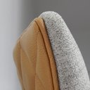 Ver imagem 6 de Banqueta Giratória Alta Linho e Courissimo Matelassê