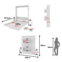 Ver imagem 4 de Kit 1 Cama Articulada de Casal com 2 Mesas de Cabeceira Cm8041 Tecnomobili