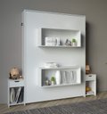 Ver imagem 2 de Kit 1 Cama Articulada de Casal com 2 Mesas de Cabeceira Cm8041 Tecnomobili