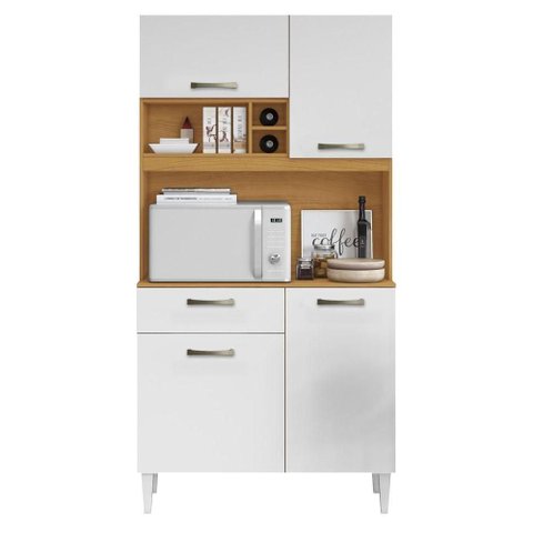 Kit Cozinha Compacta Roma 2006306 4 Portas 1 Gaveta MDF-MDP 90.7cm Aramóveis