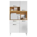 Ver imagem 1 de Kit Cozinha Compacta Roma 2006306 4 Portas 1 Gaveta MDF-MDP 90.7cm Aramóveis