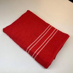 Toalha de Banho Linea Felpuda Macia 62x120 Camesa - Vermelho - 5