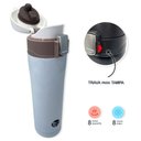 Ver imagem 3 de Garrafa Térmica Aço Inox 500ml com 5 Cores para Escolher Cor:branca