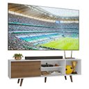 Ver mais imagens de Rack para Tv até 80 Polegadas 160cm Branco Pés Rustic Torino Madesa Branco/rustic