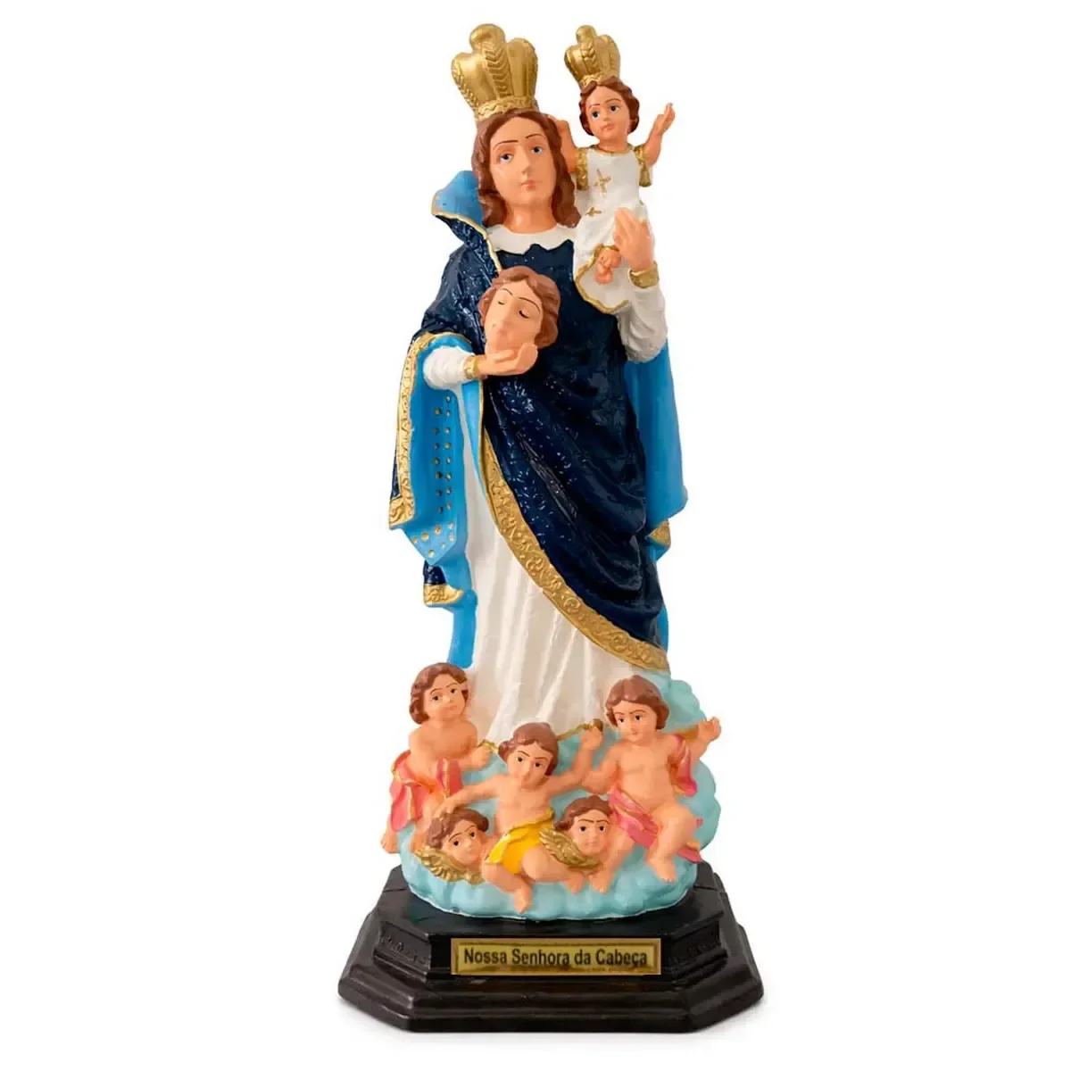 Imagem de Nossa Senhora da Cabeça de Borracha Inquebrável - 40 cm