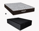 Ver imagem 2 de Cama Bau Casal Preto Colchão Fit D33 Espuma 138x188 - Ortobom