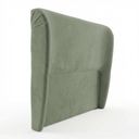 Ver imagem 2 de Cabeceira para Cama Box Casal Padrão Liah 140cm Bouclê Verde Menta - Desk Design