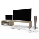 Ver imagem 3 de Suporte para Monitor Stand Home Office Lap 90 Cm L03 Amadeirado - Lyam