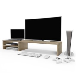 Suporte para Monitor Stand Home Office Lap 90 Cm L03 Amadeirado - Lyam - 3