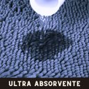 Ver imagem 3 de Tapete para Banheiro Bolinha Microfibra Absorvente Colors Azul
