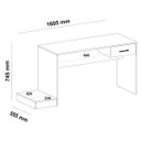 Ver imagem 2 de Mesa Escrivaninha Gamer para 2 Monitores Preto Acetinado/azul