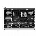 Ver imagem 5 de Guarda Roupa Bahia 8 Portas 4 Gavetas 8 Prateleiras Cinamomo Off