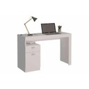 Ver imagem 6 de Mesa de Computador Solteiro Melissa C/ 1 Porta e 1 Gaveta Cinamomo - Permóbili