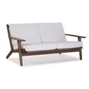 Ver imagem 2 de Sofá para Jardim 2 Lugares Lótus Linha Lótus Branco/Castanho/Cru