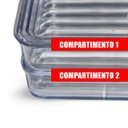 Ver imagem 5 de Porta Frios Presunto Queijo Acrílico Resistente Duplex Duplo com Tampa