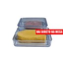 Ver imagem 3 de Porta Frios Presunto Queijo Acrílico Resistente Duplex Duplo com Tampa
