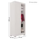 Ver imagem 5 de Guarda-Roupa de Canto Modulado com Pés e Espelho 9 Portas 4 Gavetas França