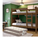 Ver imagem 2 de Beliche Solteiro Reforçada + 2 Colchões D33 14 Cm Premium:legno