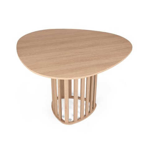 Mesa de Jantar Orgânica 4 Lugares 120x118cm MDF Jade - Straub Web