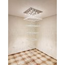 Ver imagem 1 de Luminária Luxo Teto Cristal Pé Direito Duplo:bivolt/1,70m