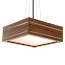 Ver imagem 5 de Luminária Decorativa Madeira Pendente Ilhota Nog 45cm:Pau Ferro