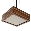 Ver imagem 7 de Luminária Decorativa Madeira Pendente Ilhota Nog 45cm:Pau Ferro