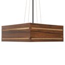 Ver mais imagens de Luminária Decorativa Madeira Pendente Ilhota Nog 45cm:Pau Ferro