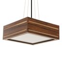 Ver imagem 4 de Luminária Decorativa Madeira Pendente Ilhota Nog 45cm:Pau Ferro