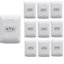 Ver imagem 1 de Kit com 10 Cj Tomada Aria 10a Branco Tramontina Aria Cj Tomada 10a