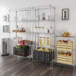 Estante Aço 5 Prateleiras Cromada Aramada 181x60 Largura - 4