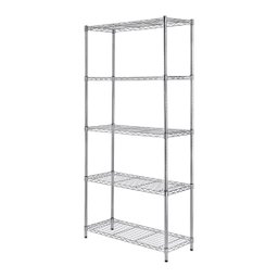 Estante Aço 5 Prateleiras Cromada Aramada 181x60 Largura - 1
